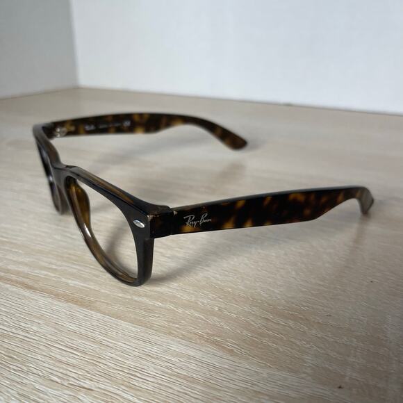 Ray-Ban RB2132 New Wayfarer 902 Sunglasses Tortoise Frames Only 55-18 Italy - Picture 3 of 10
